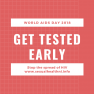 get tested early