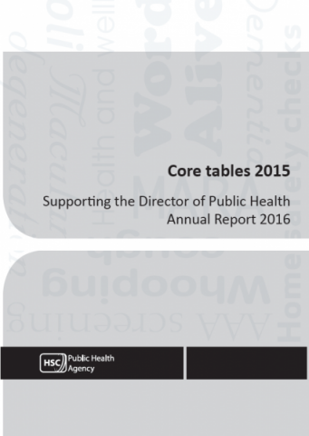 Core tables 2015 - Supporting the Director of Public Health Annual Report 2016