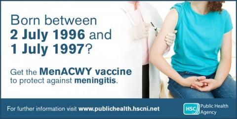 School leavers urged to get new meningitis vaccine