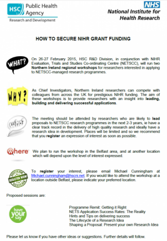 How to secure NIHR grant funding