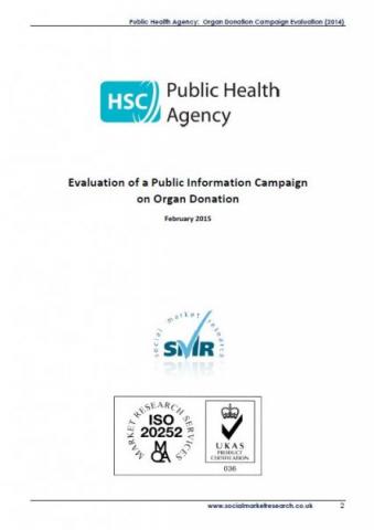 Evaluation of a Public Information Campaign on Organ Donation