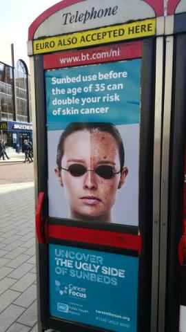 Campaign warns that sunbeds are a surefire way to age your skin