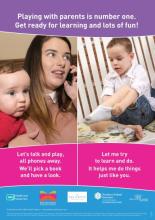 Playing with parents is number one! (three posters)