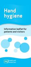 Hand hygiene information for patients and visitors - including accessible formats