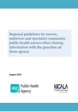 Regional guidelines for nurses when sharing information with NIGALA