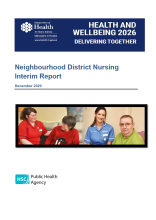 District nursing report cover