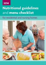 Nutritional guidelines and menu checklist for residential and nursing homes 