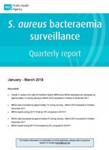 S.aureus surveillance quarterly reports 2018