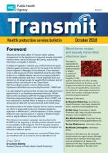 Transmit: Health protection service bulletin. 2010: Issue 4 