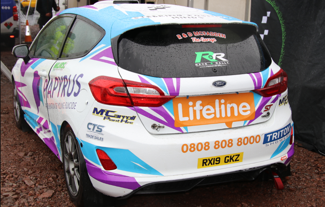 lifeline rally car number 