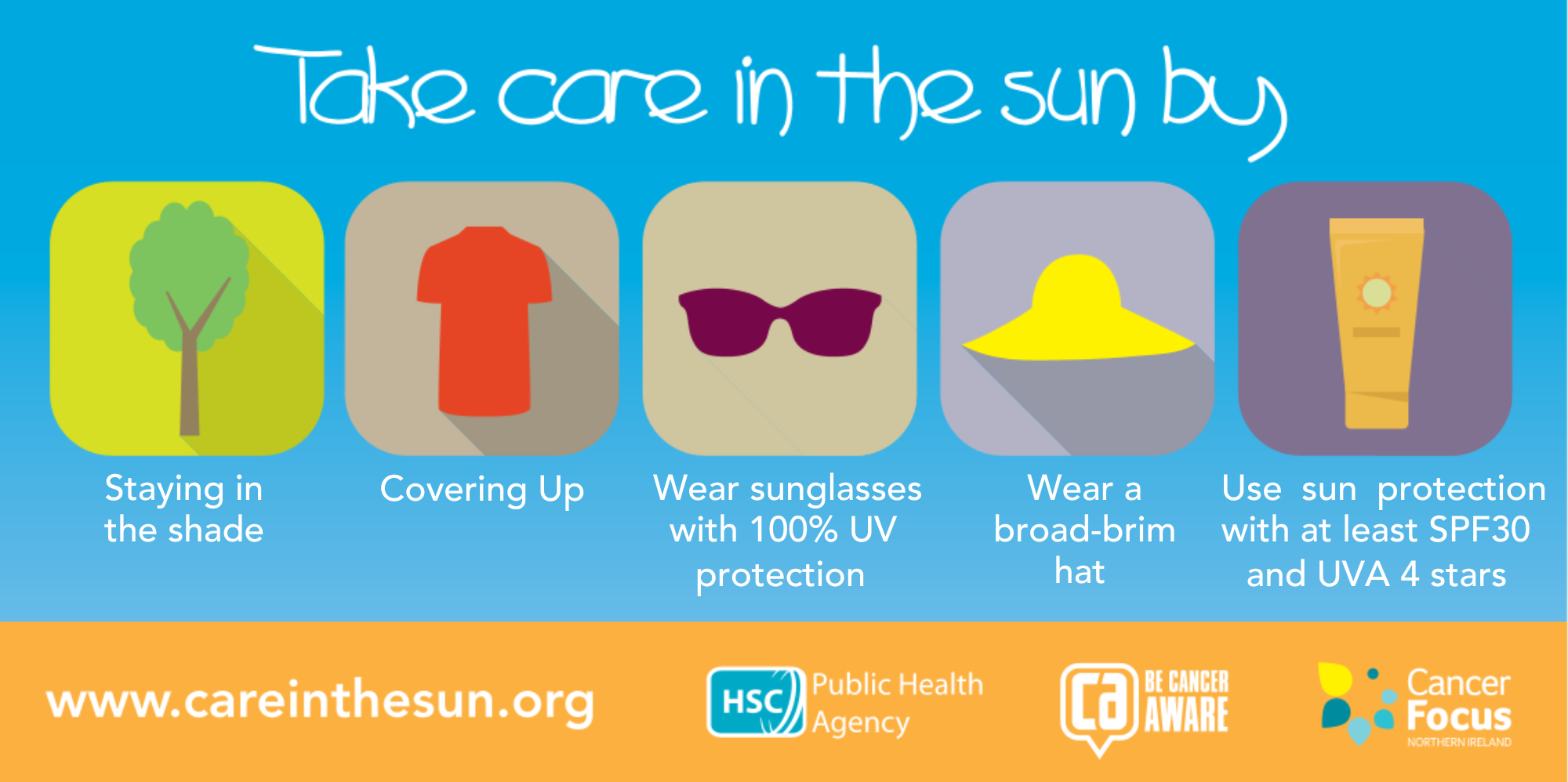 care in the sun infographic