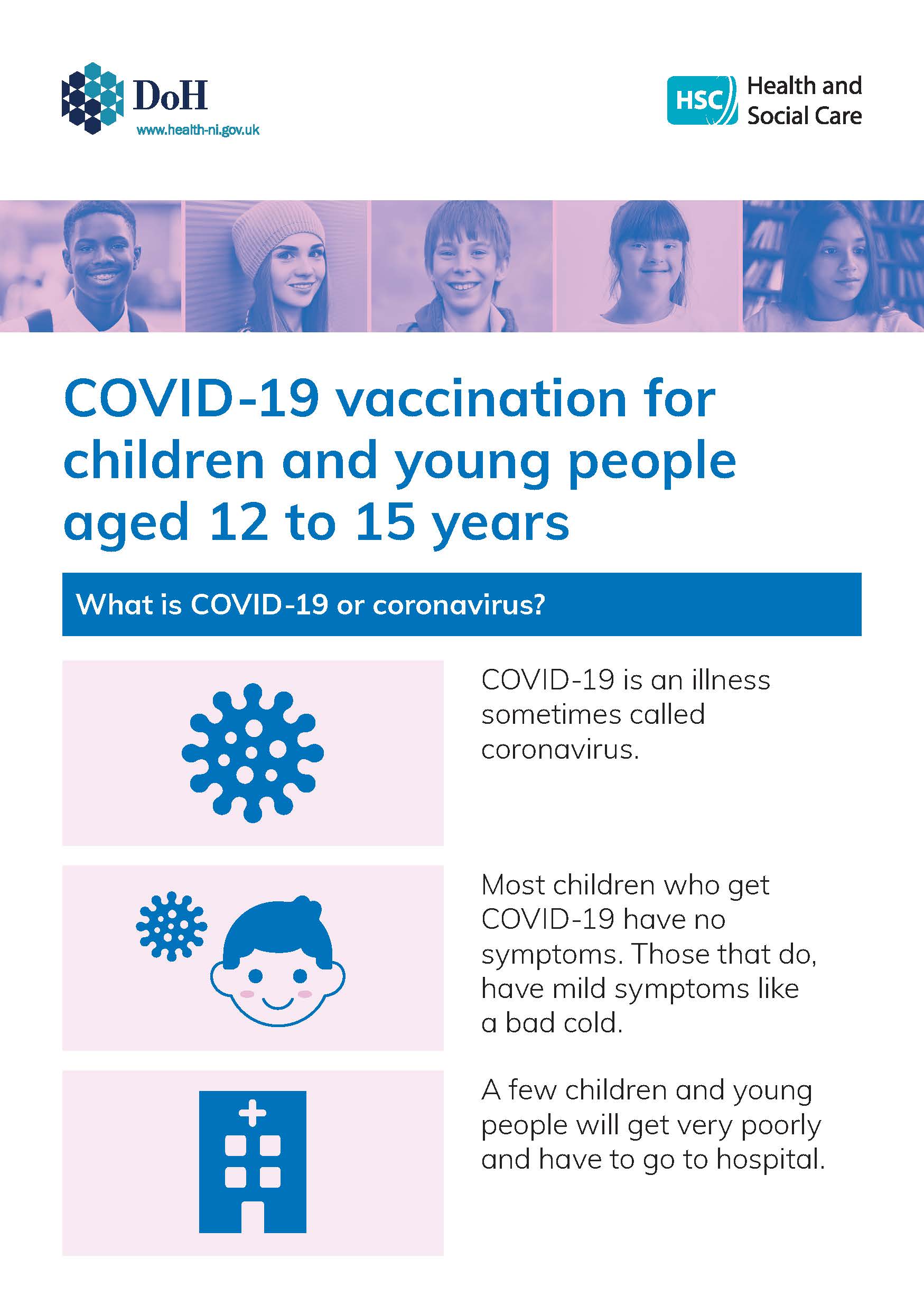 COVID-19 vaccine info for children image