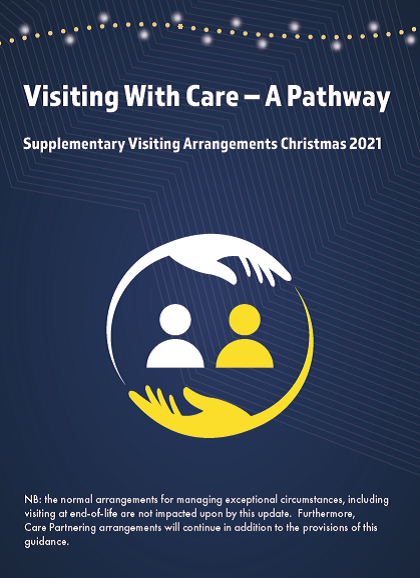 Care home visiting publication cover