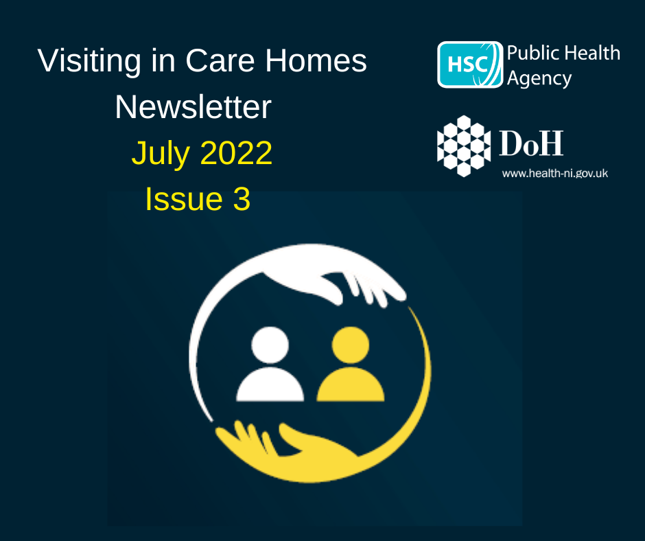 Visiting in Care Homes Newsletter graphic 