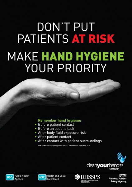 Don't put patients at risk: make hand hygiene your priority