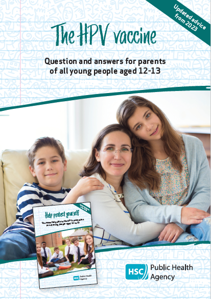 Parent pictured on sofa with two young people