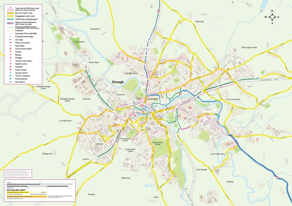 ‘Active Travel’ Maps: Derry/Londonderry, Enniskillen, Limavady, Omagh and Strabane