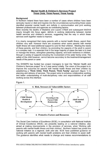 Think child, think parent, think family