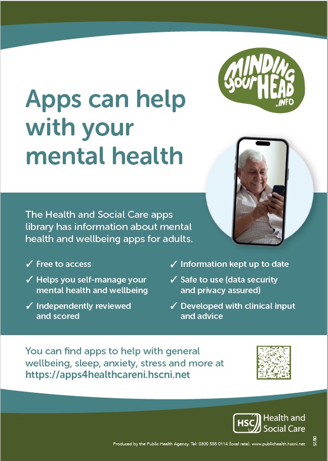 Image of Apps can help with your mental health poster