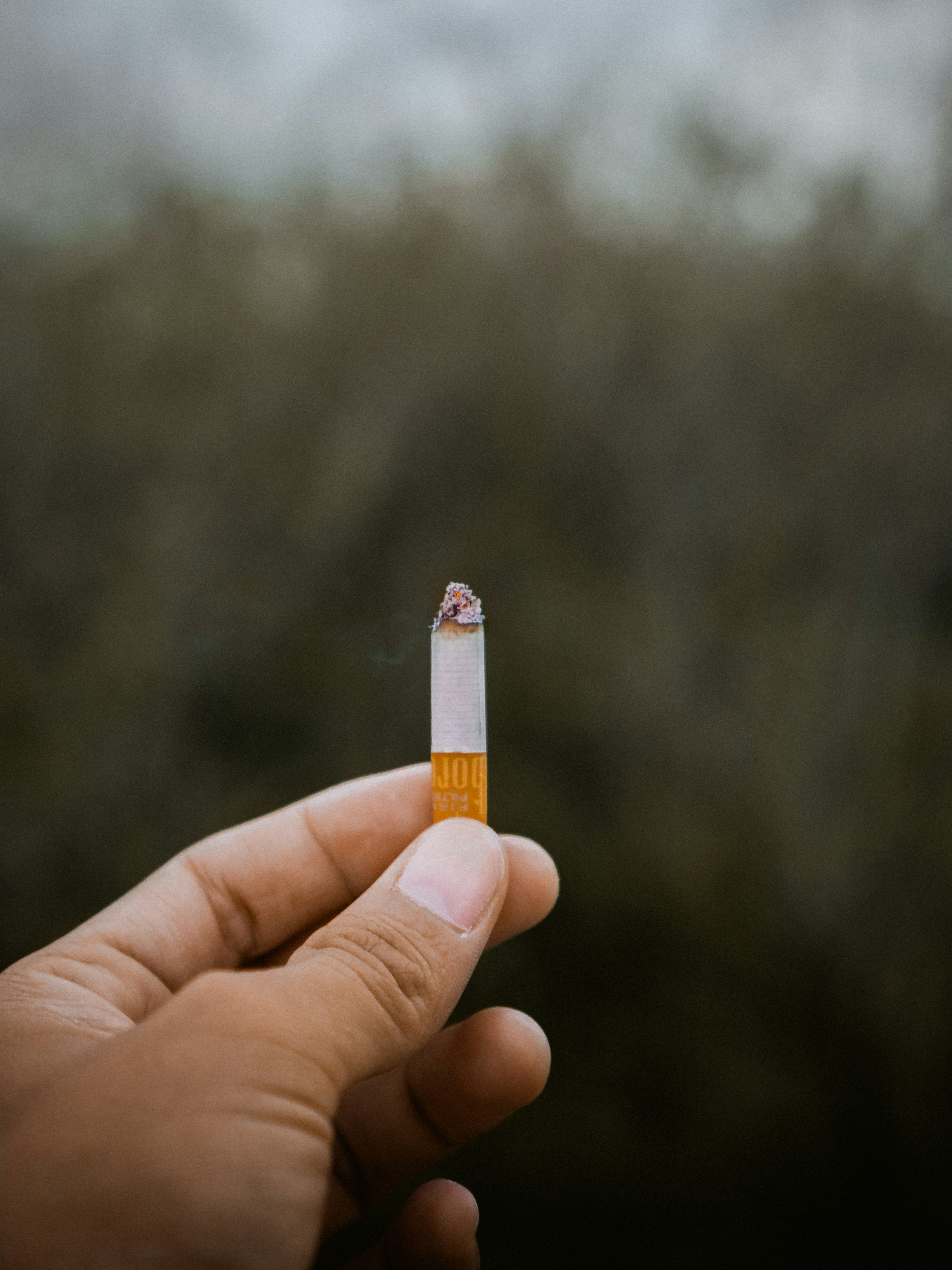 cigarette in hand
