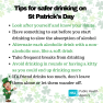 St Patrick's Day alcohol advice