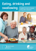leaflet cover image showing an array of people with eating, drinking and swallowing difficulties