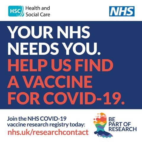 Public Urged To Help In Search For Coronavirus Vaccine Hsc Public Health Agency