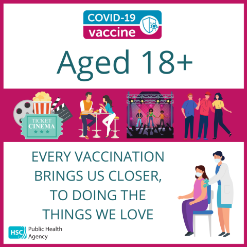 Over 18 vaccination graphic 