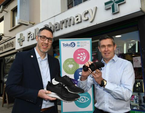 Kevin McSorley, PHA and Niall Falls, Falls Pharmacy Cookstown