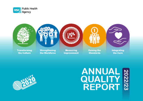 Quality report cover 2022 to 2023