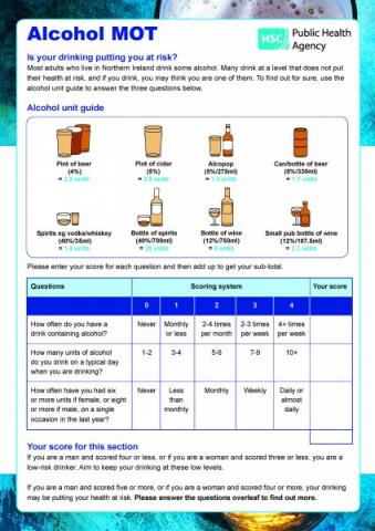 Alcohol MOT