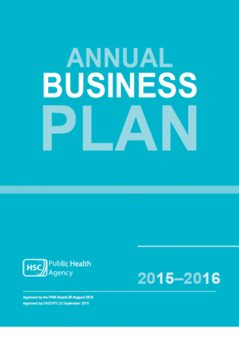 Public Health Agency Annual Business Plan 2015-2016