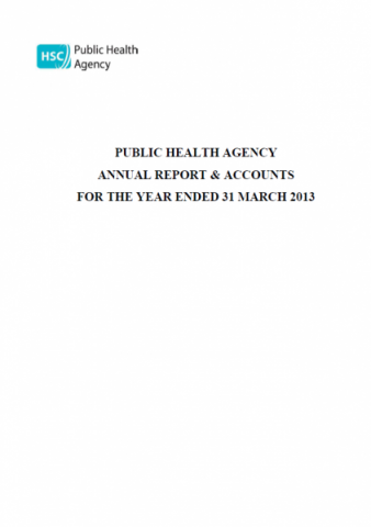 PHA Annual report and accounts 2012-2013
