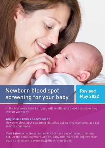 newborn bloodspot screening leaflet
