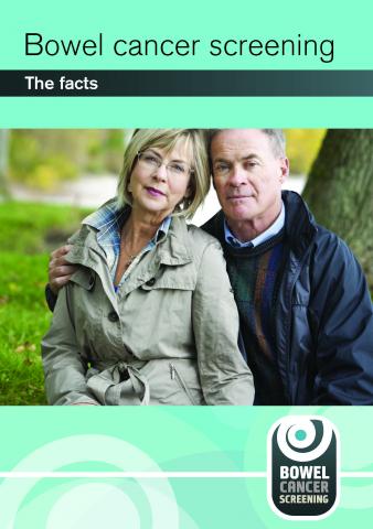 cover of leaflet Bowel cancer screening: the facts
