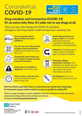 Image of drugs harm reduction poster