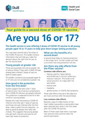 second dose leaflet image