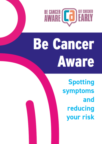 Be Cancer Aware booklet cover image