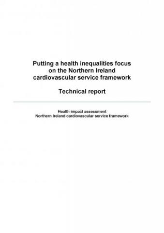 Putting a health inequalities focus on the Northern Ireland cardiovascular service framework
