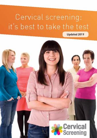 Cover of It's best to take the test leaflet