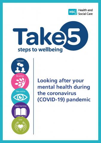 Cover of Take 5 coronavirus leaflet