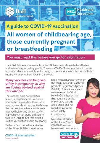 COVID-19 vaccine - a guide for all women of childbearing age image