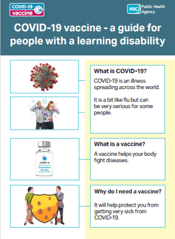 EAsy read COVID-19 vaccine leaflet cover