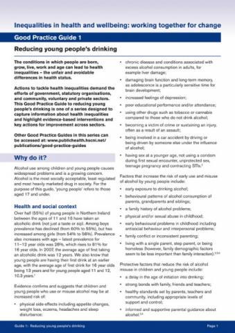 Tackling health inequalities together – Good Practice Guides