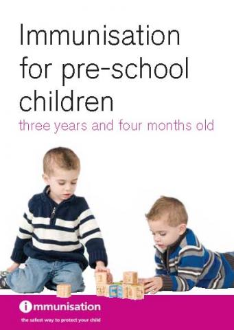 Immunisation for pre-school children three years and four months old (English and translations)