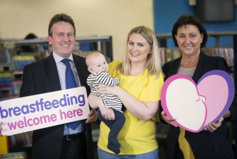 Libraries join Breastfeeding Welcome Here