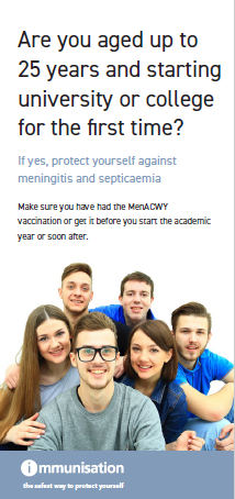 MenACWY cover featuring smiling young people