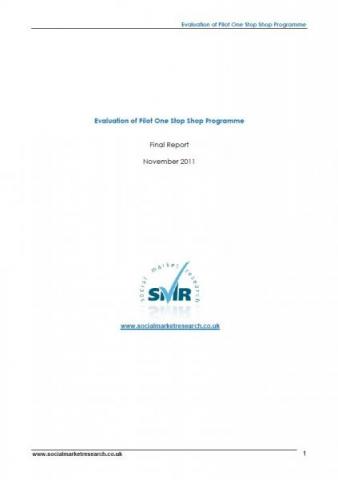 Evaluation of Pilot One Stop Shop Programme
