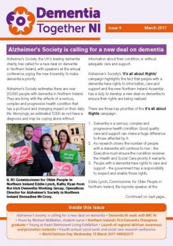 Dementia Together NI - newsletter