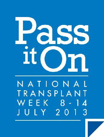 Appeal to Northern Ireland during National Transplant Week